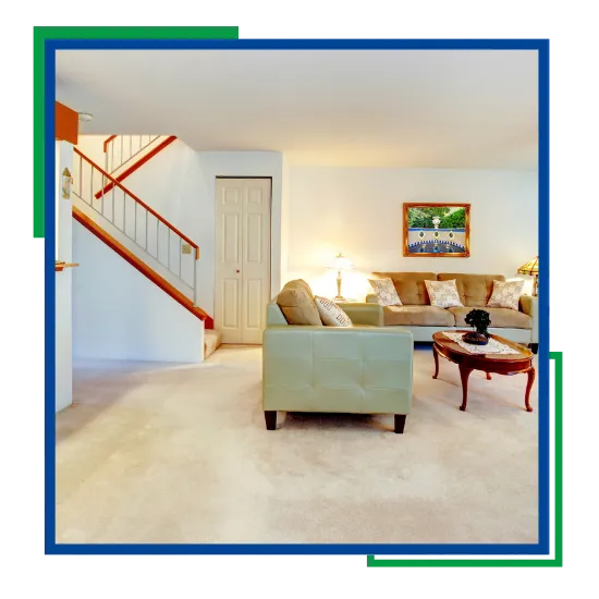 apartment deep cleaning in Orchards, WA living room