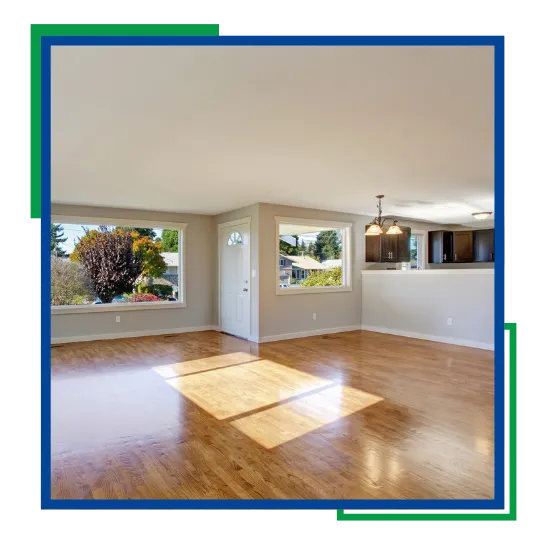 Empty home ready after professional move-out cleaning
