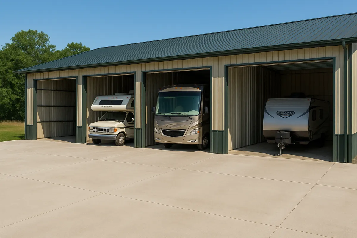 RV or trailer garages