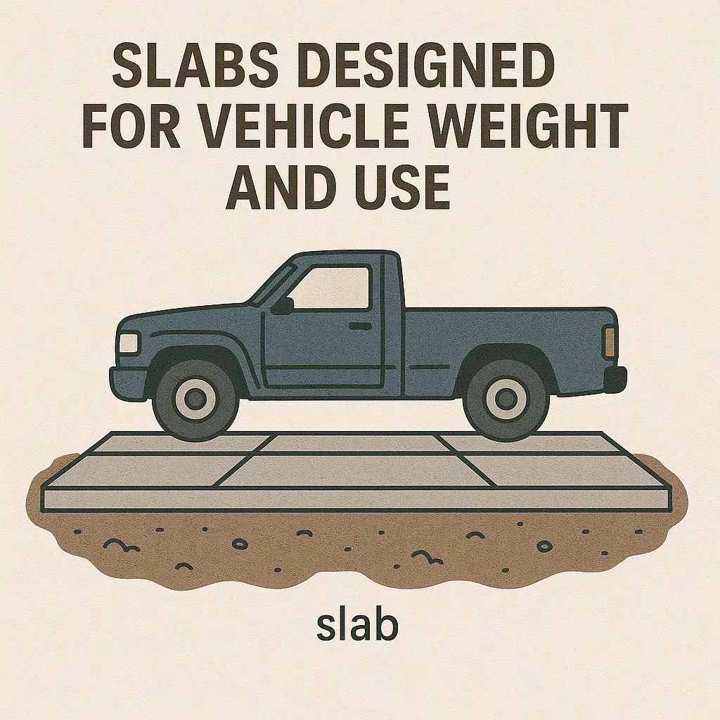 Slabs Designed for Vehicle Weight and Use