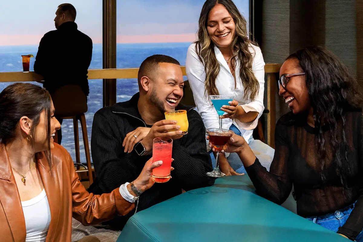 person performing heart hand gesture