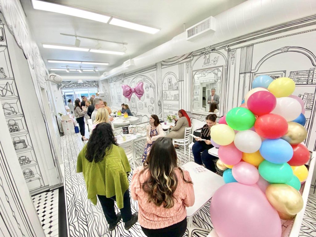 green plant in blue and white ceramic mug