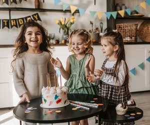 A group of people holding sparklers in their hands