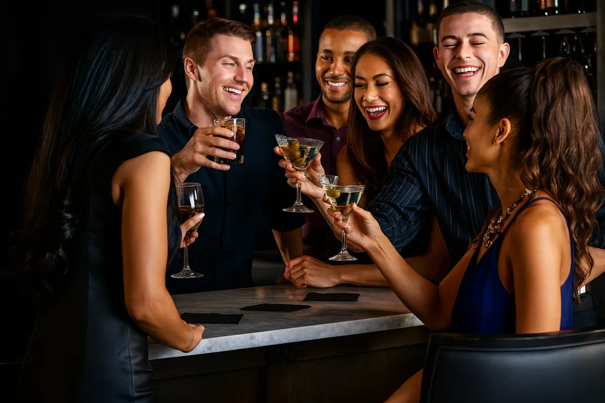 a chandelier hanging from the ceiling of a room