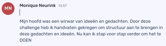 Deelnemer ervaring