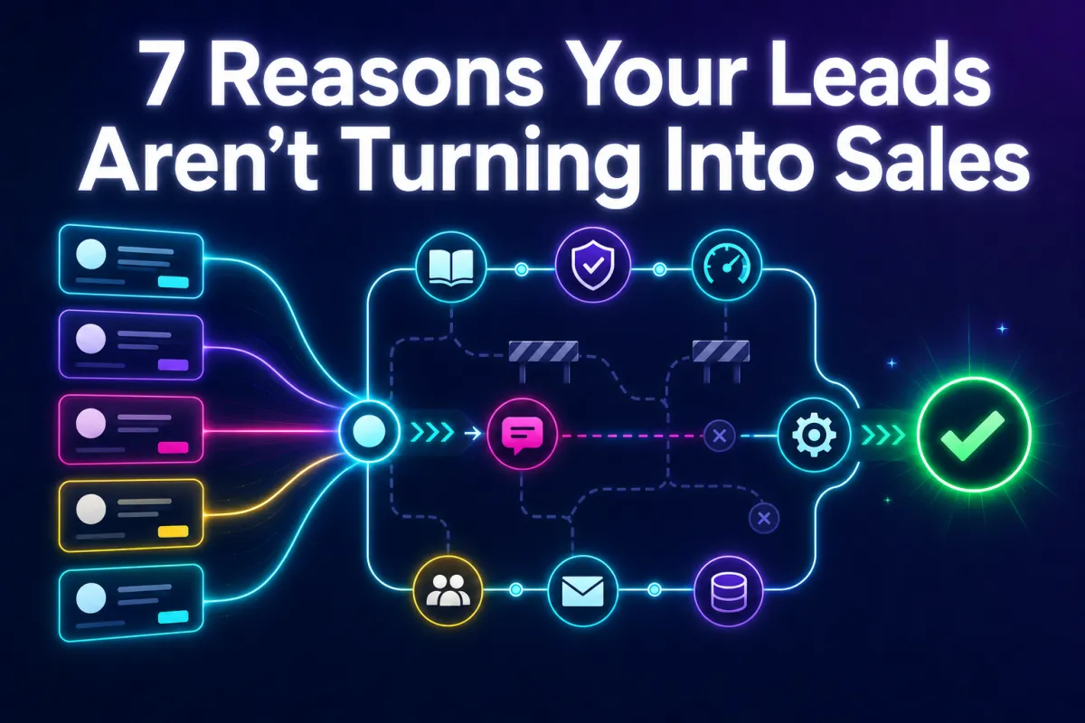 7 Reasons Your Leads Aren’t Turning Into Sales