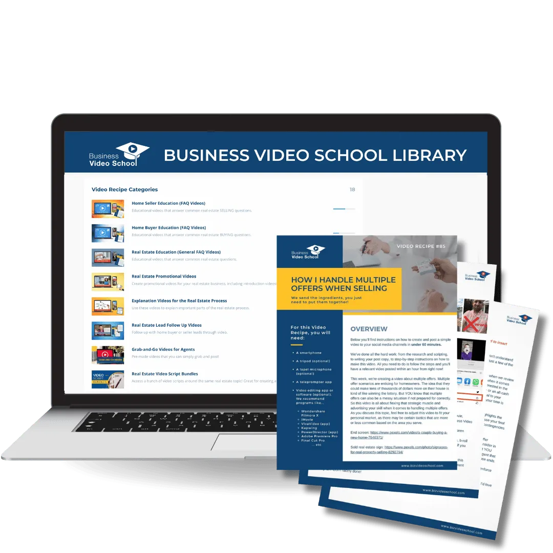 Video Recipe catalog