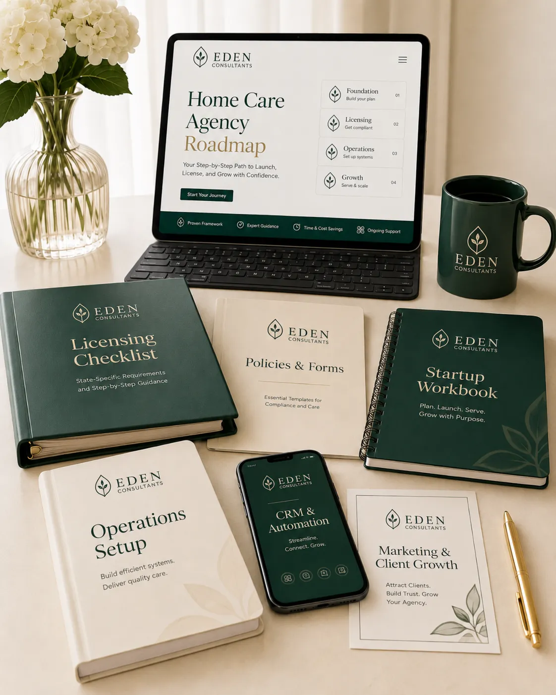 Home Health Agency Roadmap Composite Mockup