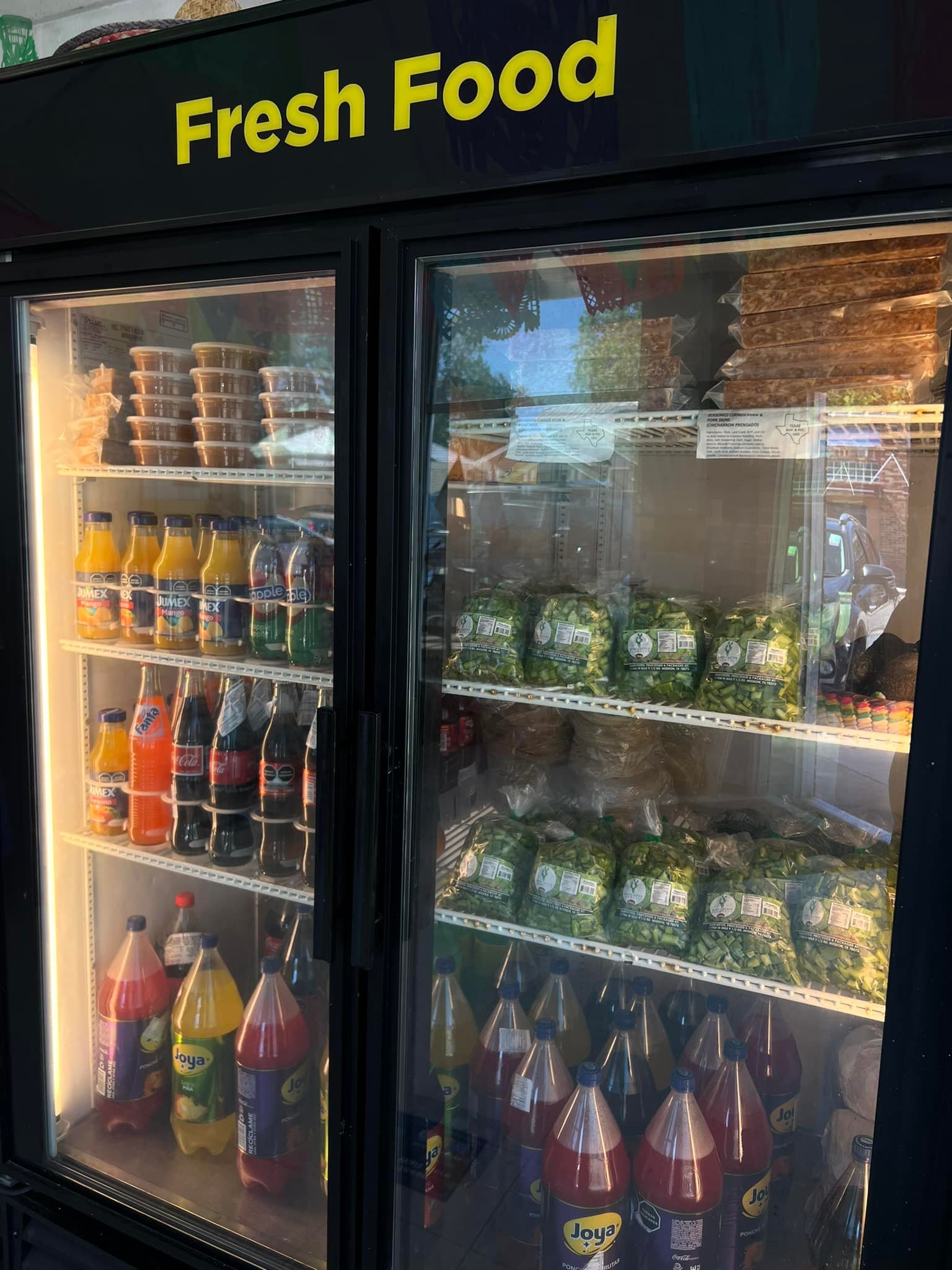 mexican drinks and fresh ingedients