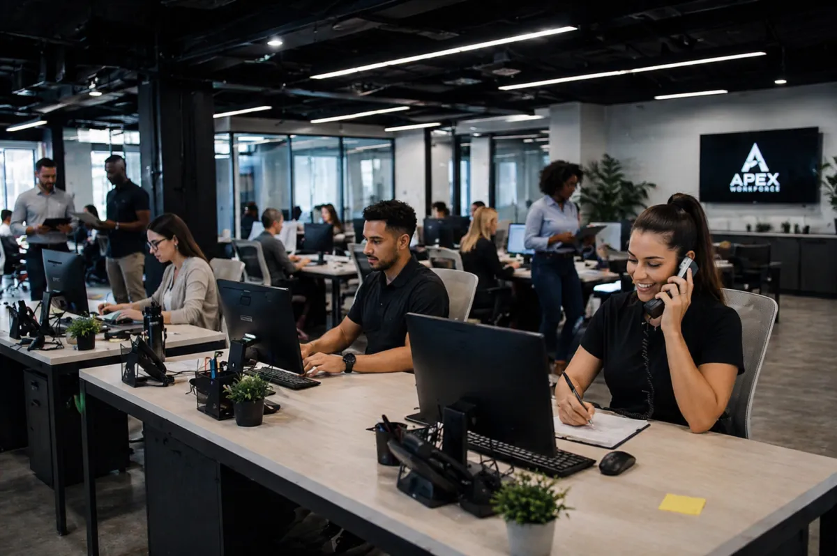 people doing office works