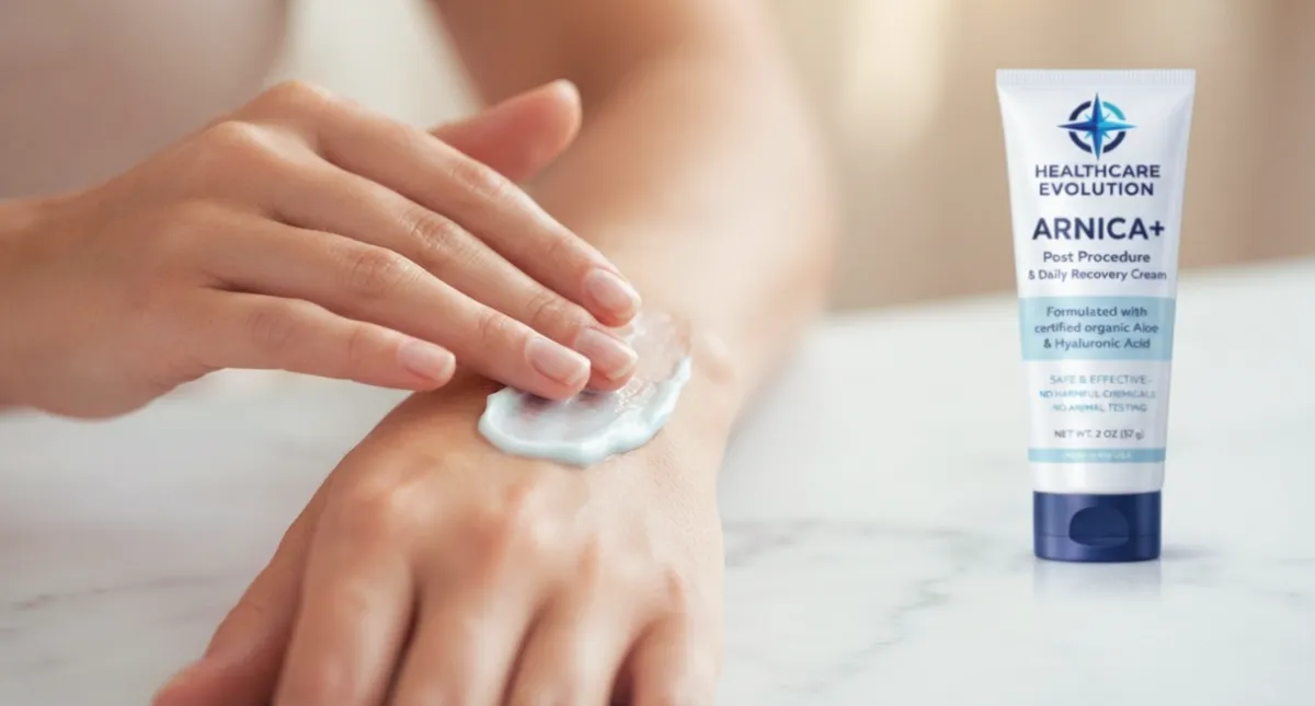 Healthcare Evolution Arnica+ cream for bruising and post procedure recovery