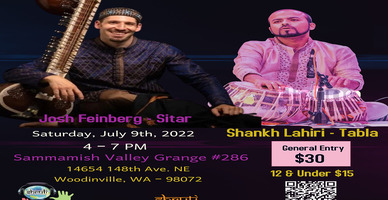 Sitar by Josh Feinberg and on Tabla Shankh Lahiri