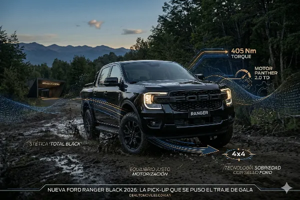 Ford Ranger Black: La pick-up que se puso el traje de gala