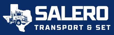 Logo says "Salero Mobile Home Leveling" in white with blue background