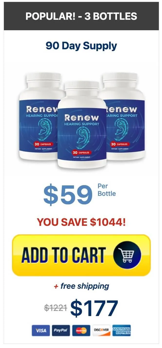 Renew Hearing Support-90-days-supply