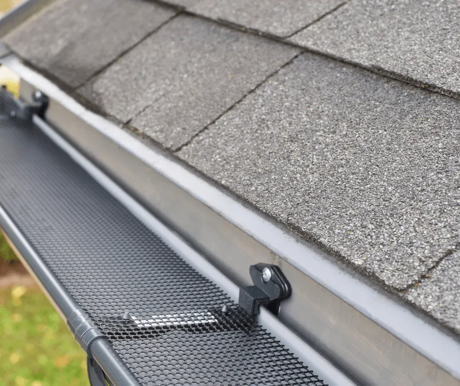 An image of gutter guard services in Woodstock, Ontario, Canada