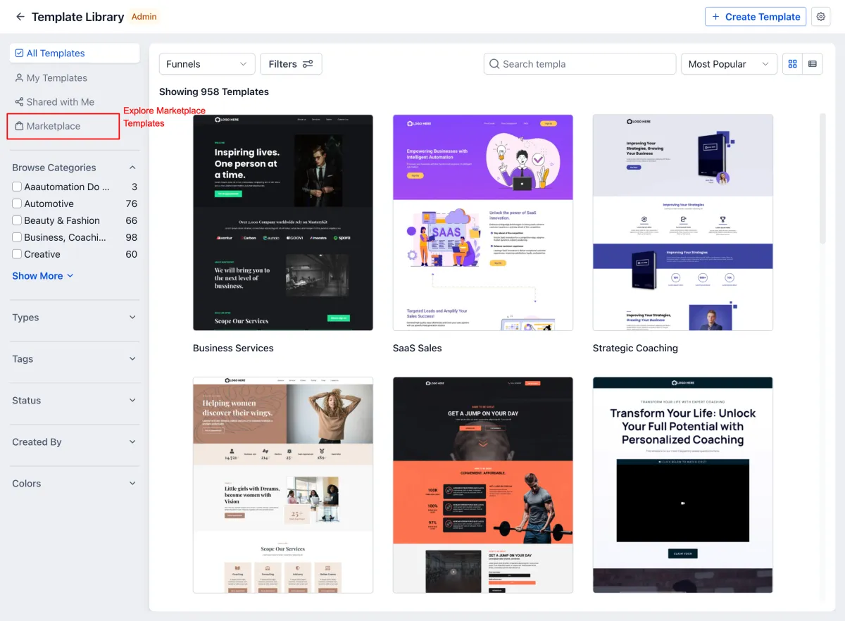 A landing page generated by the rebuilt Funnel AI A landing page generated by the rebuilt Funnel AI