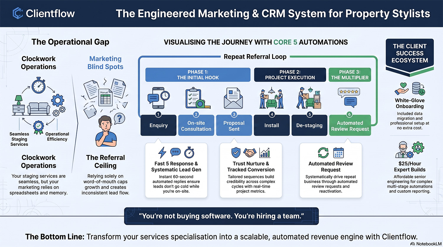CRM & Marketing Platform for Property Styling Companies