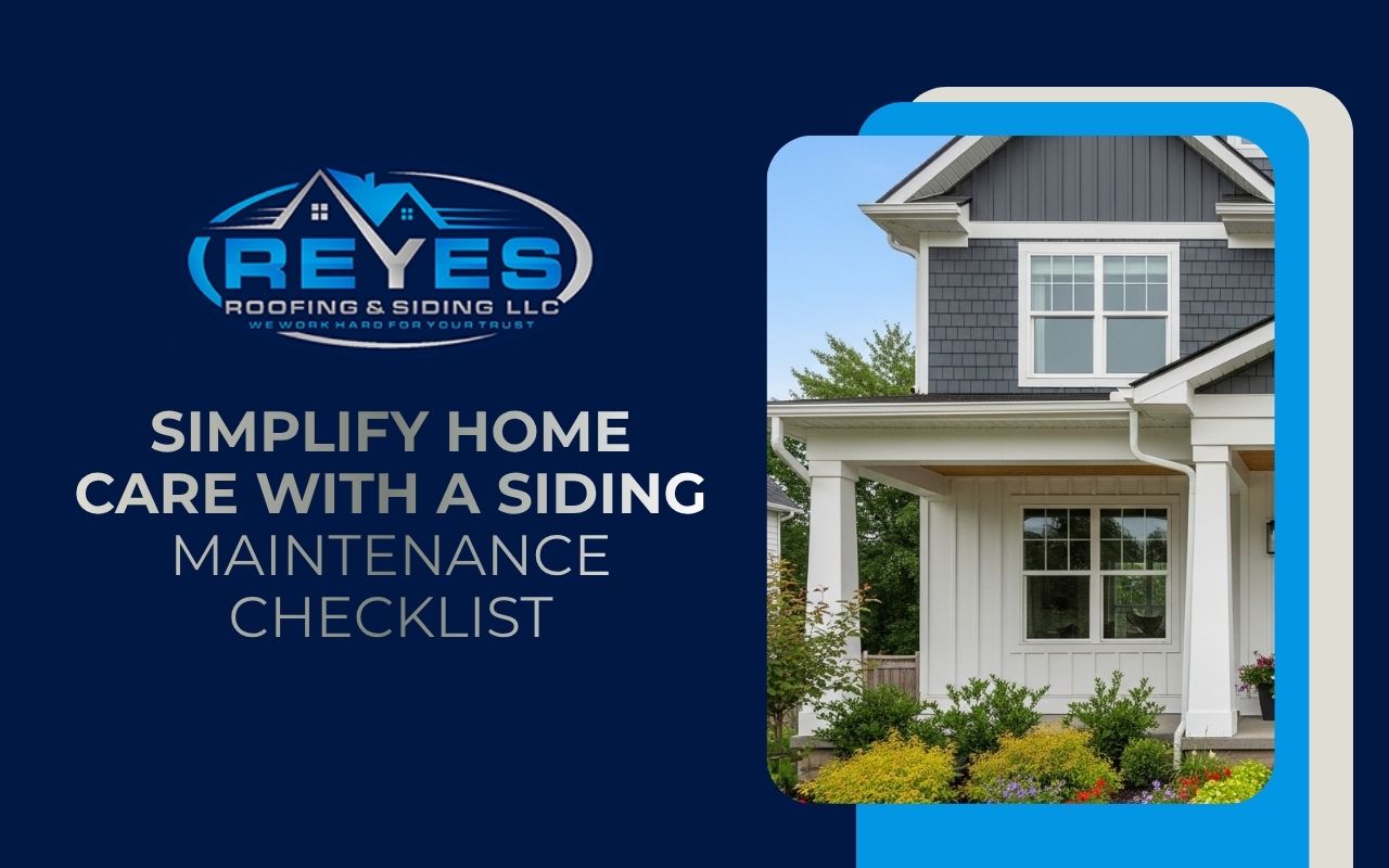 Home exterior guide with siding maintenance checklist steps