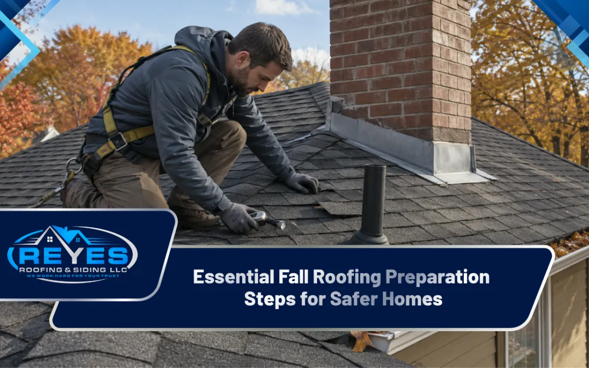 Fall roofing preparation with a careful residential roof inspection