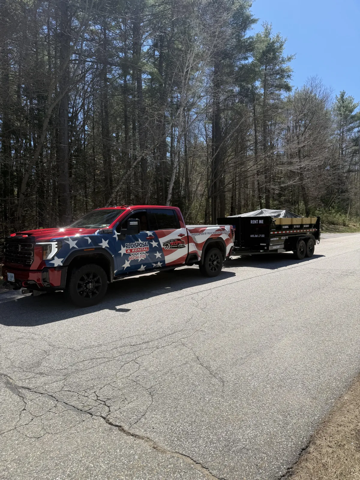 Dump Trailer for RL Dumpster NH