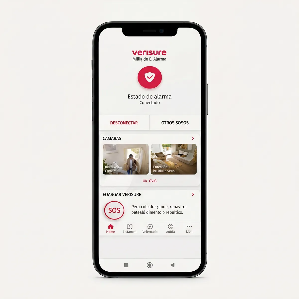 App My Verisure para control remoto de alarma