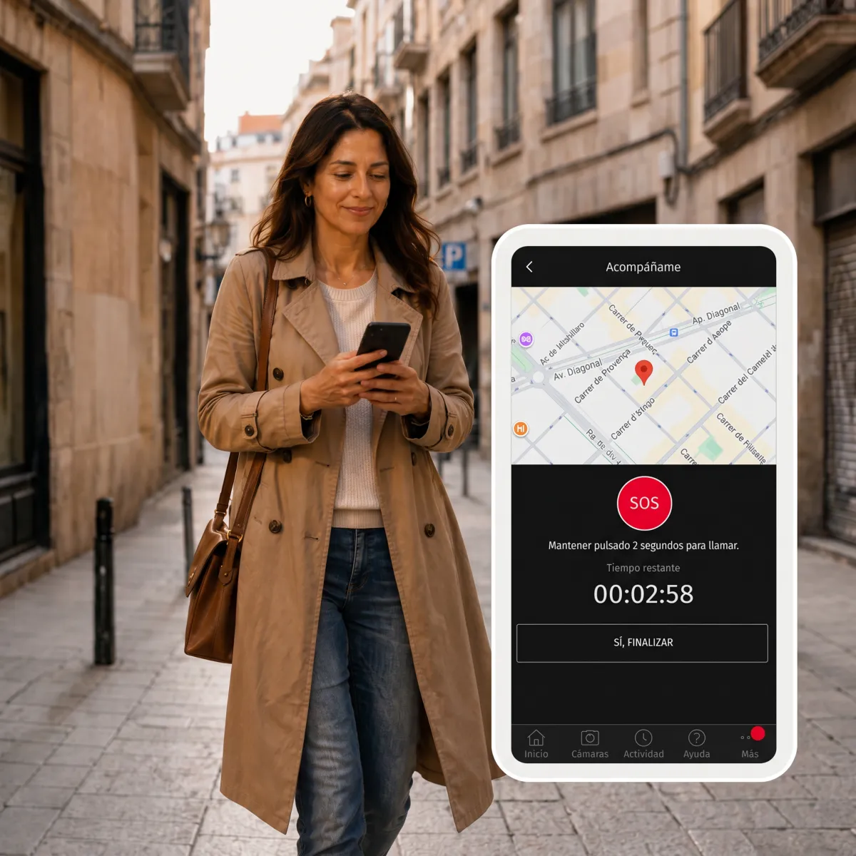 Botón SOS Guardián para emergencias en casa