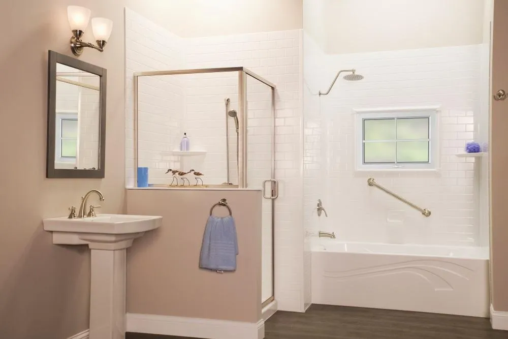 Infinity Premiere Services fast and affordable bathroom upgrades in Northwest Ohio - walk-in shower and bathtub installation in Perrysburg and Toledo