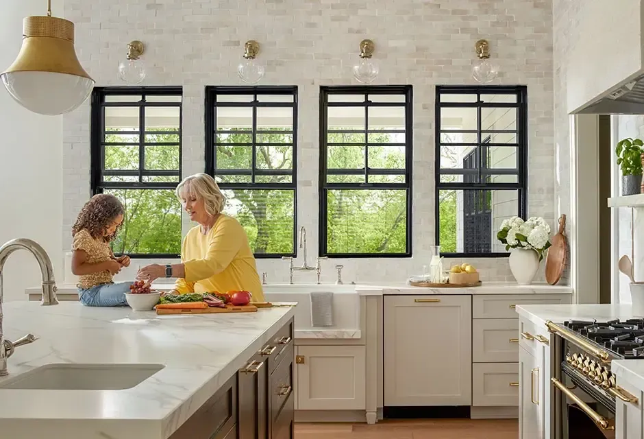 Infinity Premiere Services custom window installation in Northwest Ohio - energy-efficient kitchen windows with modern design in Perrysburg and Toledo
