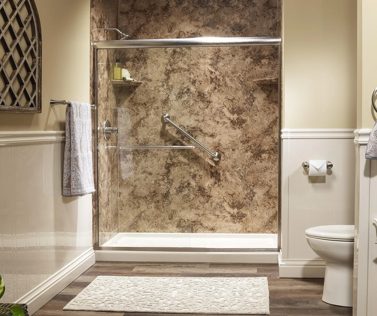 Infinity Premiere Services tub replacement in Northwest Ohio - modern bathroom remodel with durable bathtub installation in Toledo, Perrysburg, and Findlay