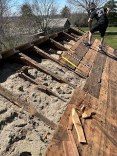 Chimney repair and flashing upgrade on a Toronto townhouse with newly sealed flashing and mortar repair.