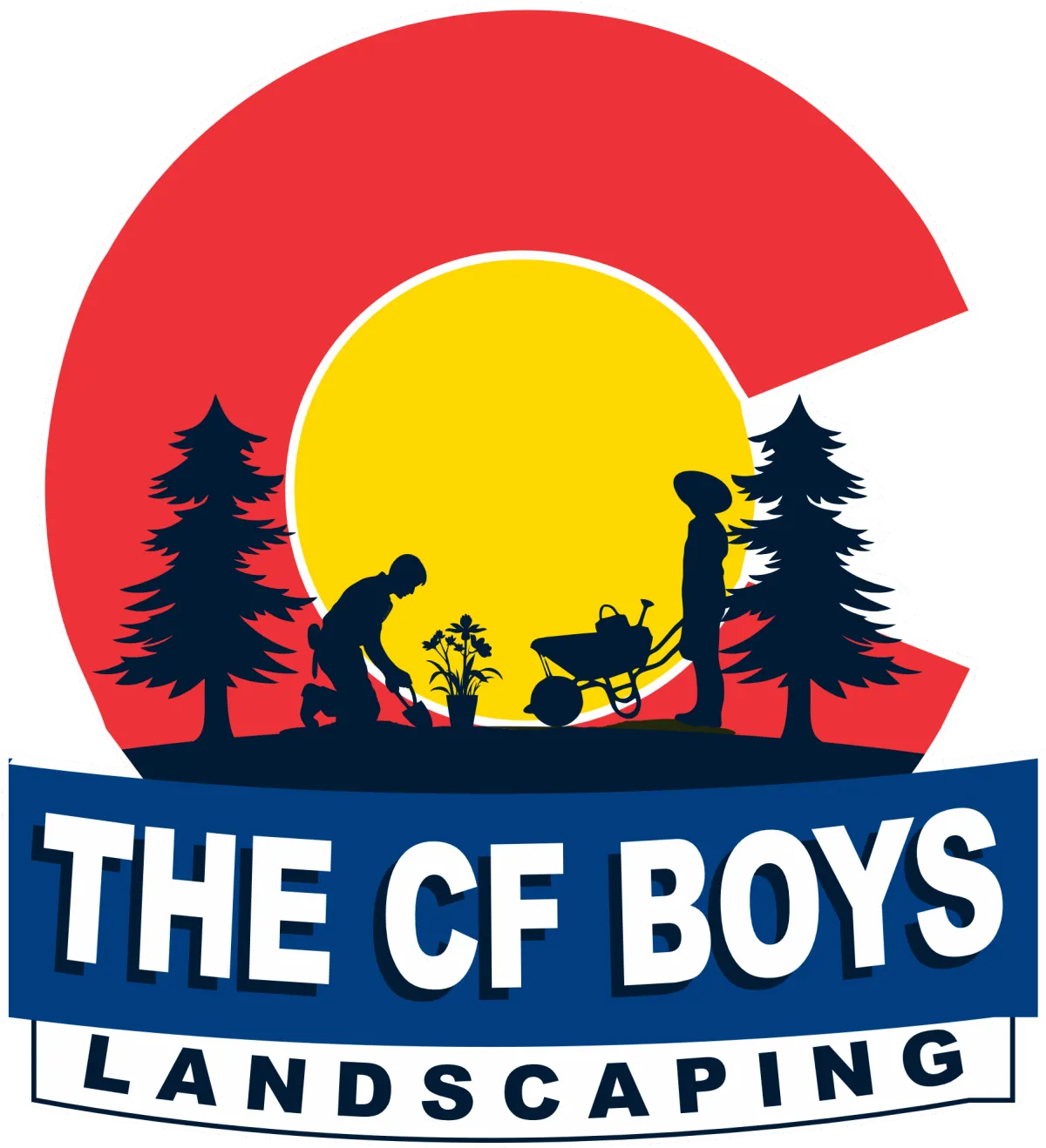 CF Boys landscaping in Fort Collins Logo