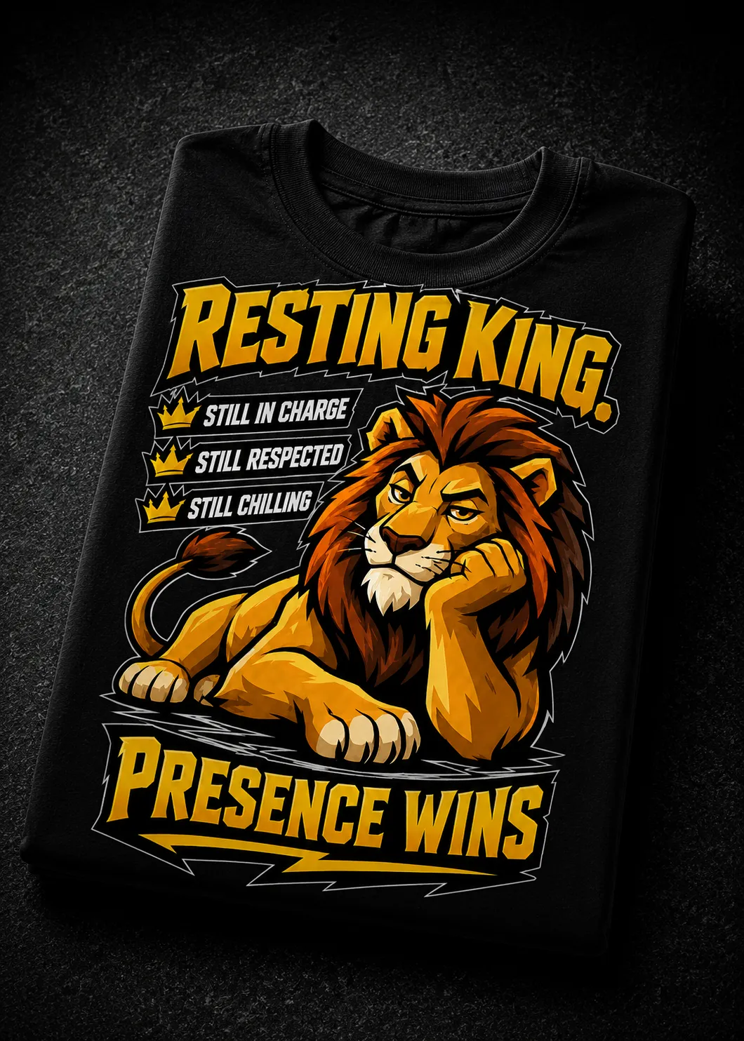 Unmotivated Animals t-shirt mockup front view