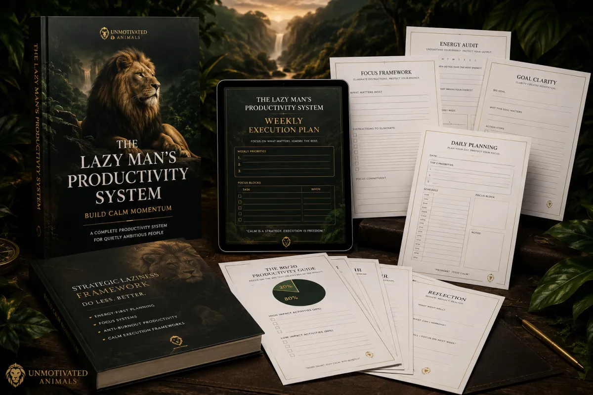 Floating physical workbook and digital planner mockup