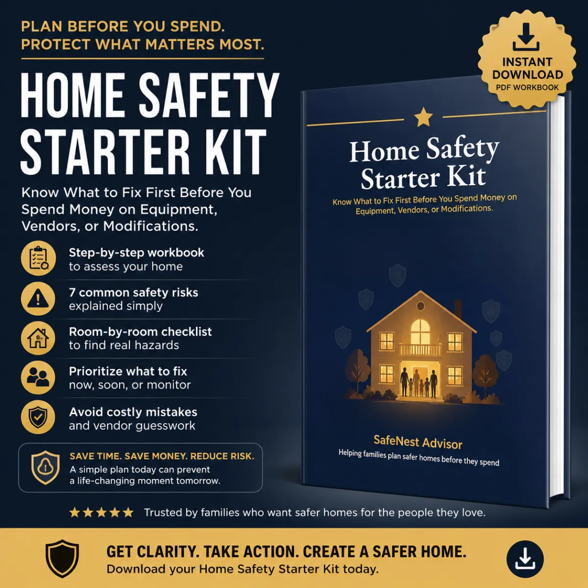 SafeNest Home Safety Starter Kit Digital Bundle