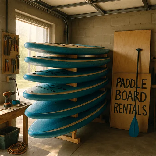 Paddleboard rental startup journey in Florida