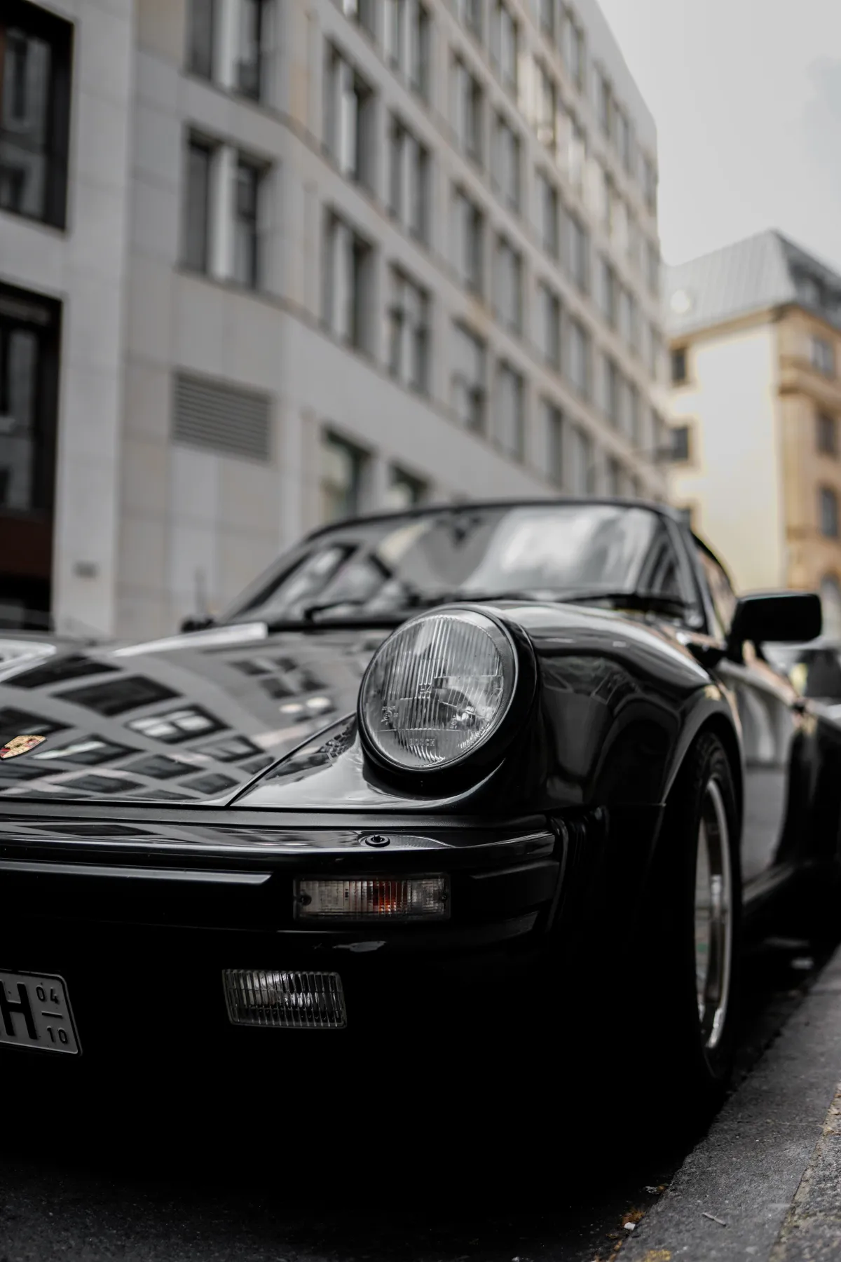 Detailed classic Porsche
