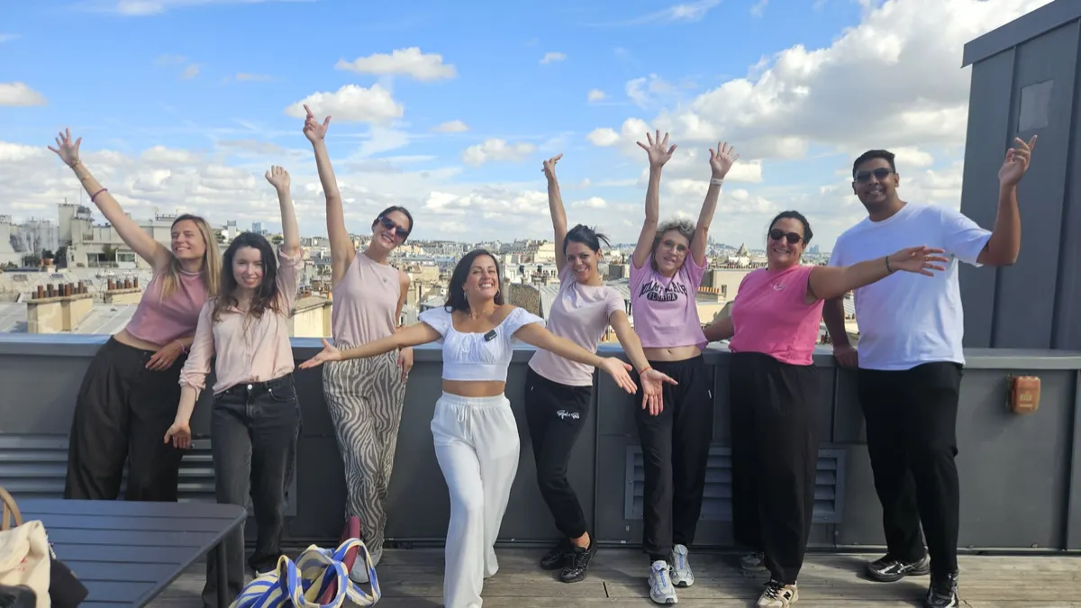 Atelier Women Motion sur un toit de Paris