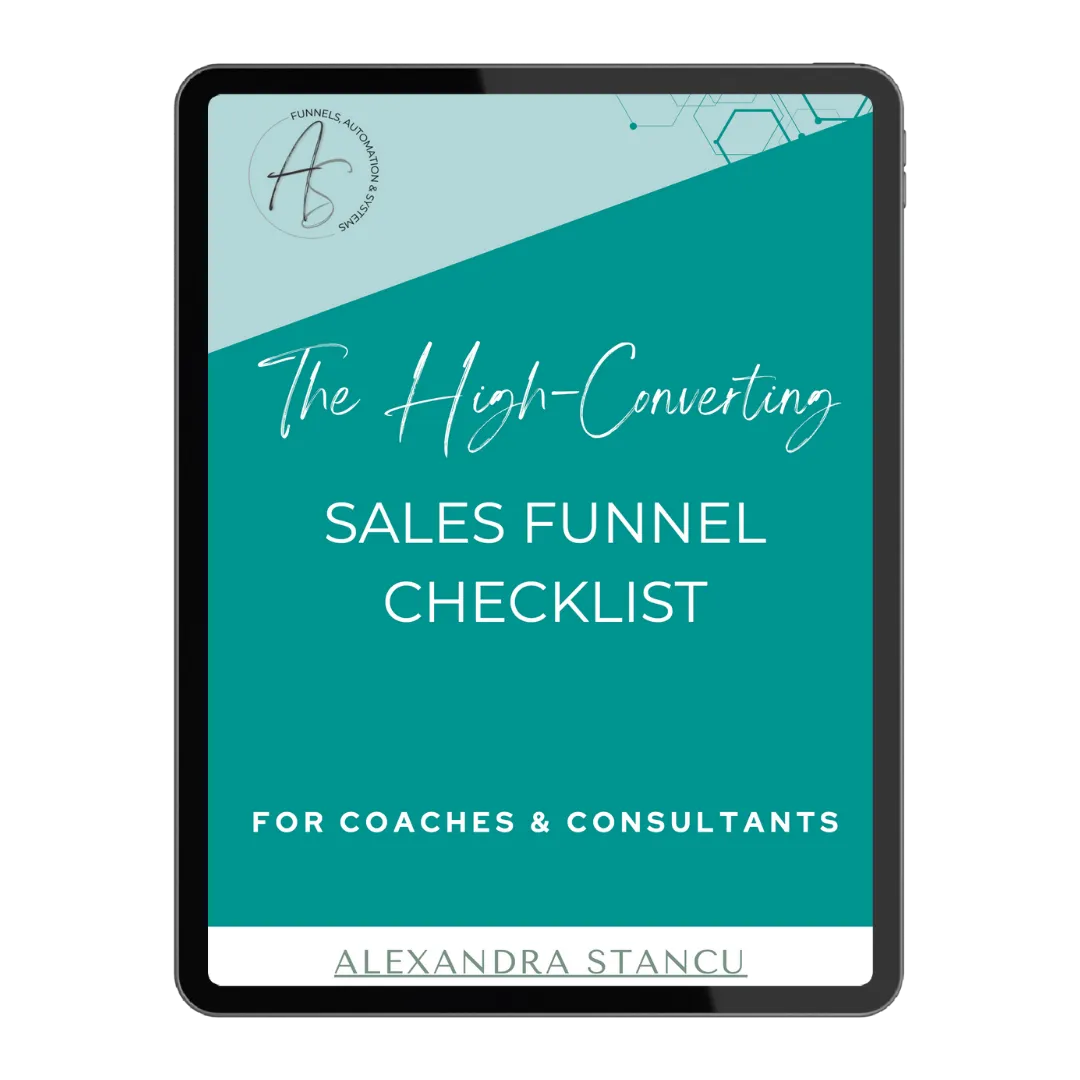 Step-by-Step Sales Funnel Checklist