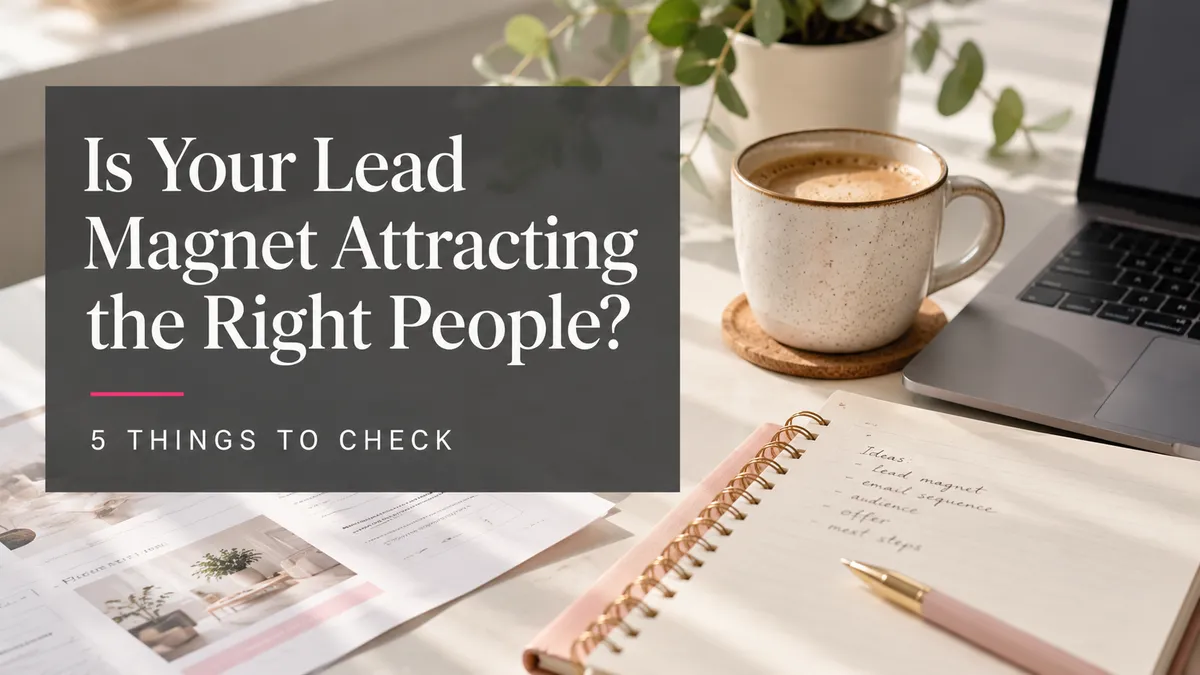 Is Your Lead Magnet Attracting the Right People? 5 Things to Check