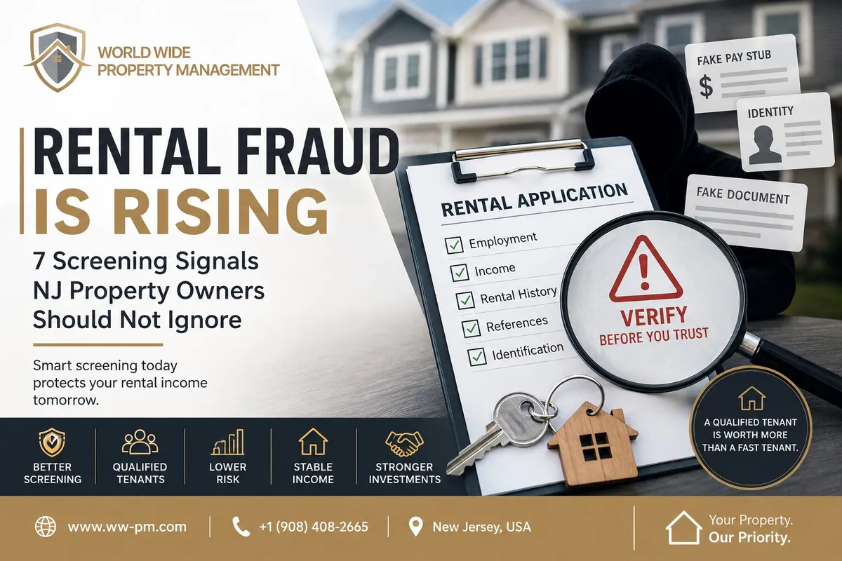 Rental Fraud Is Rising: 7 Screening Signals NJ Property Owners Should Not Ignore