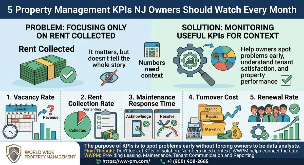 5 Property Management KPIs NJ Owners Should Watch Every Month