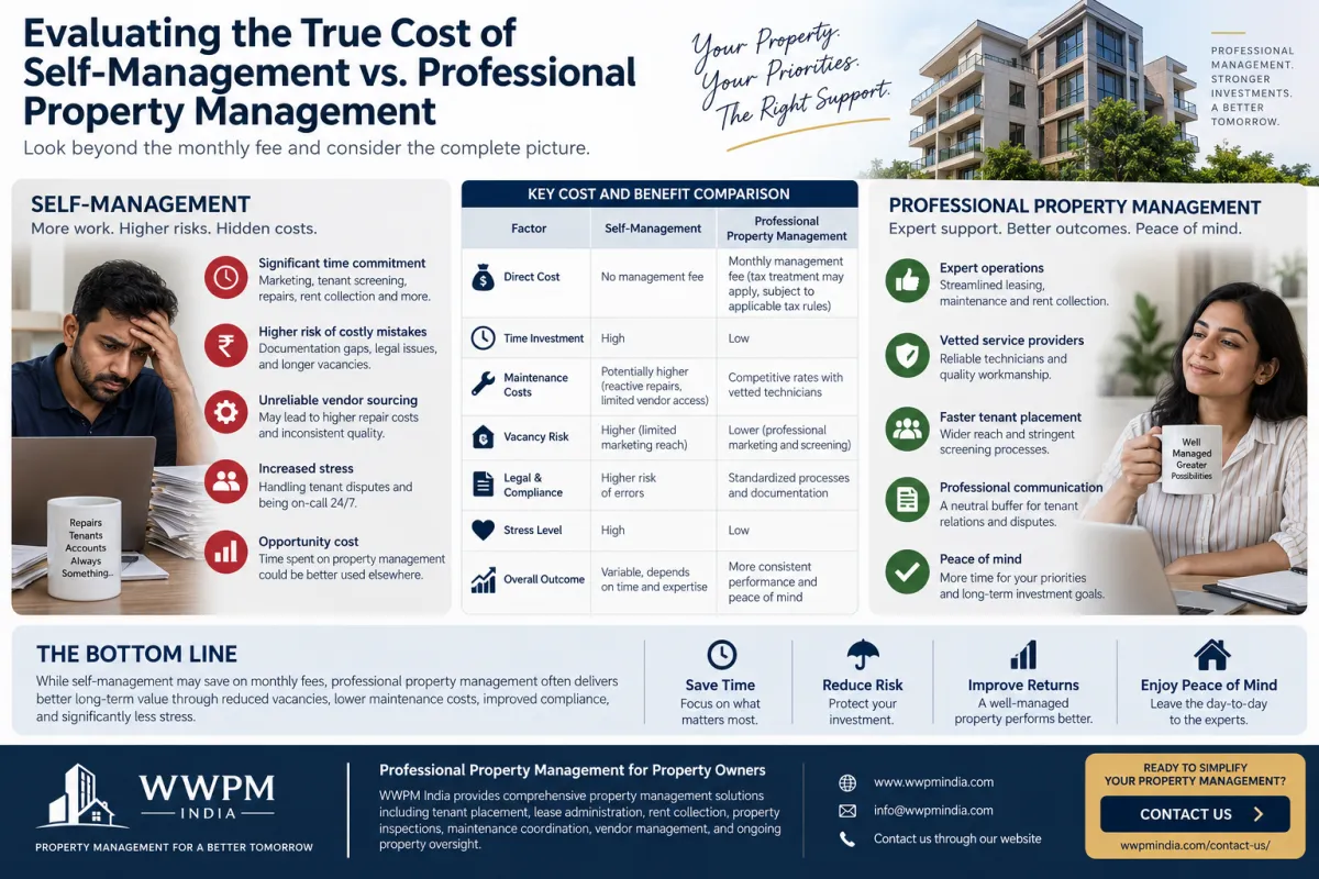Evaluating the True Cost of Self-Management vs. Professional Property Management