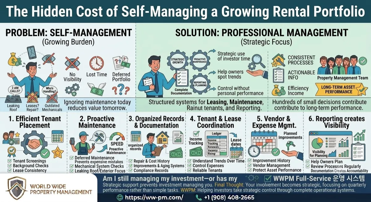 The Hidden Cost of Self-Managing a Growing Rental Portfolio