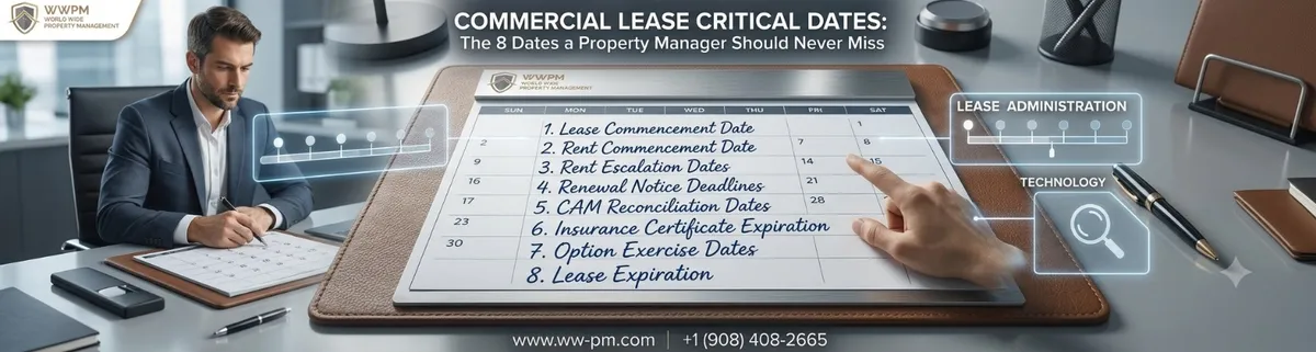Commercial Lease Critical Dates: The 8 Dates a Property Manager Should Never Miss