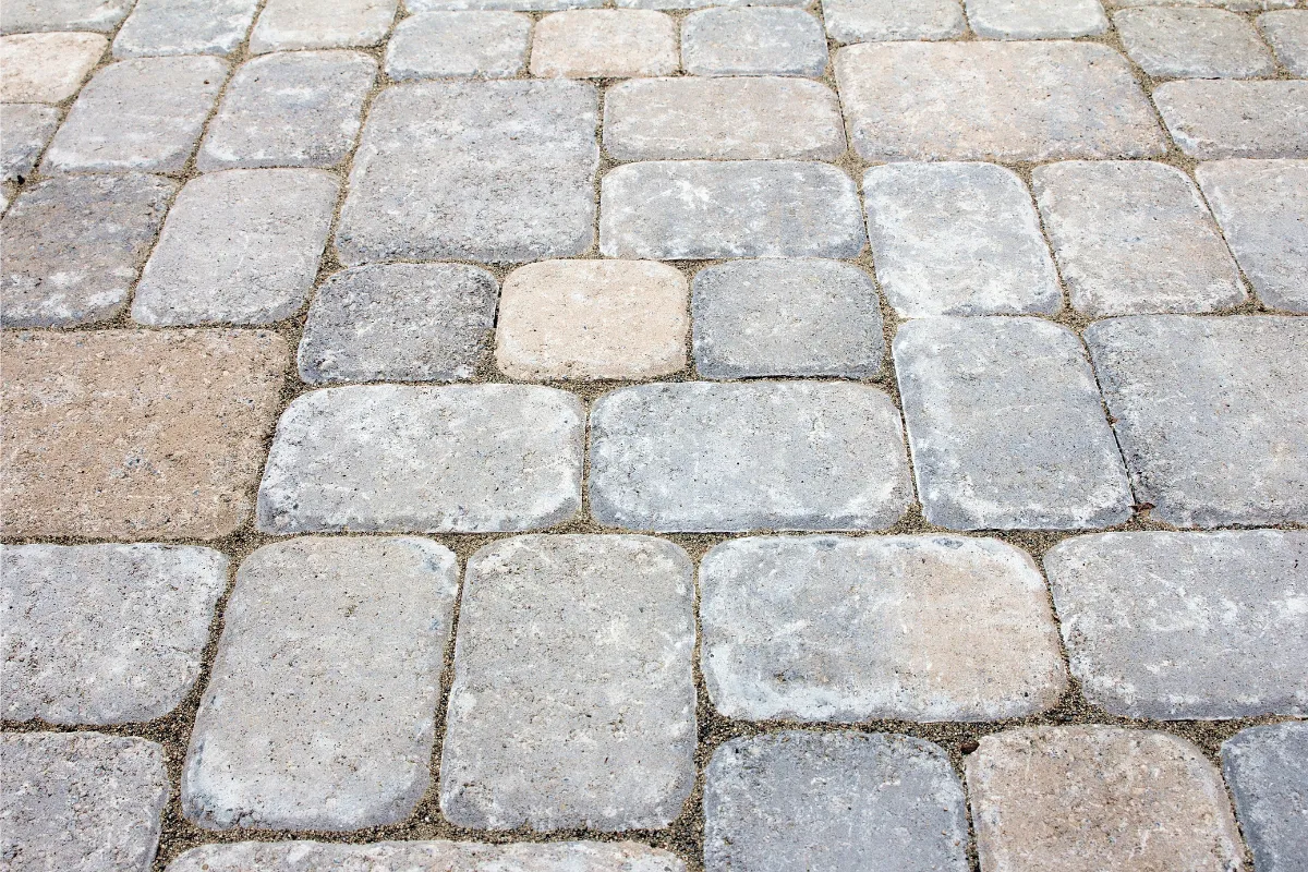 Paver driveway closeup Weston, FL 