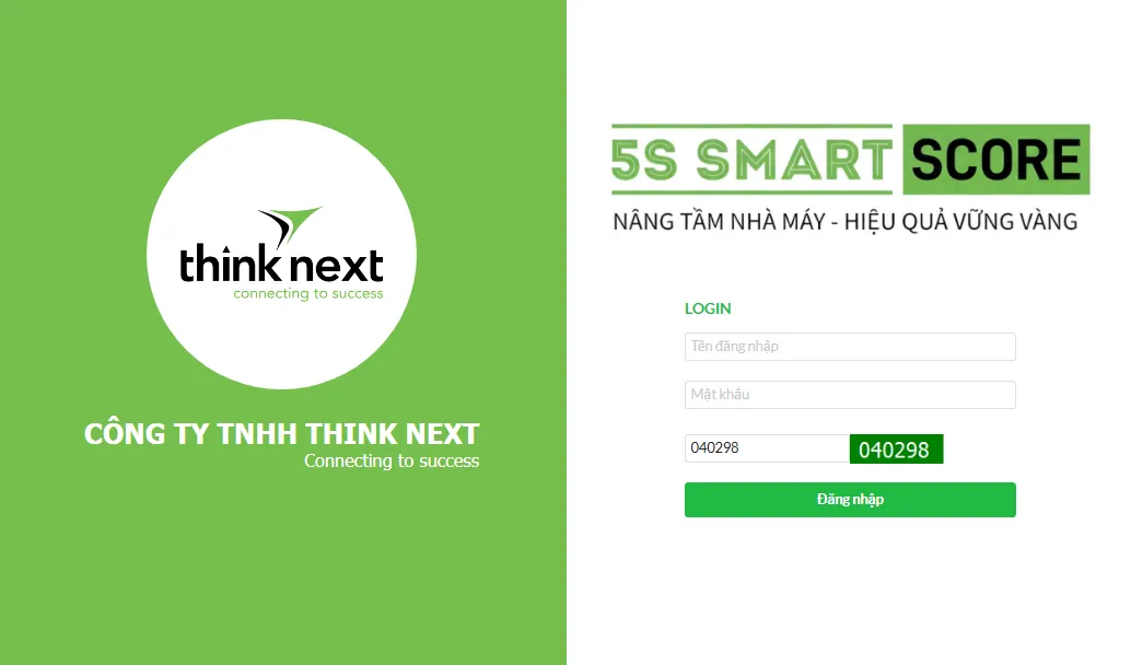Phần mềm chấm điểm 5S online - 5S SMART SCORE