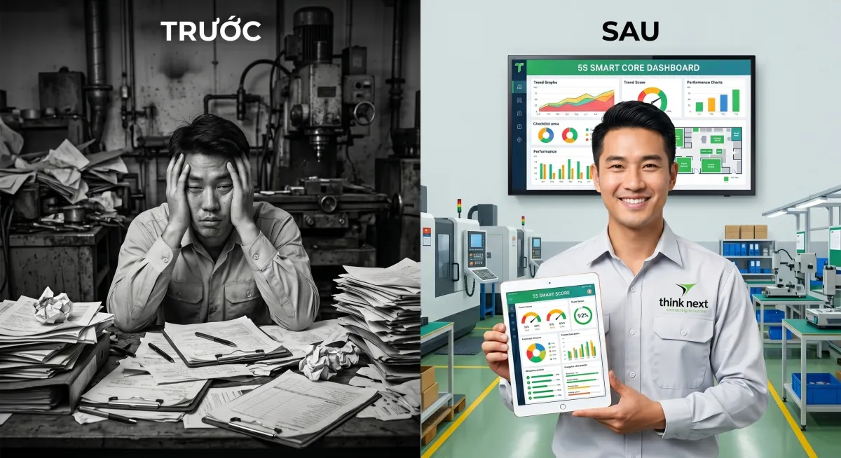 Phần mềm chấm điểm 5S online - 5S SMART SCORE