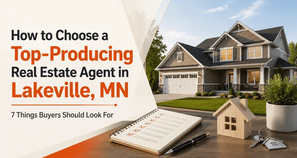How to choose a top-producing real estate agent in Lakeville MN