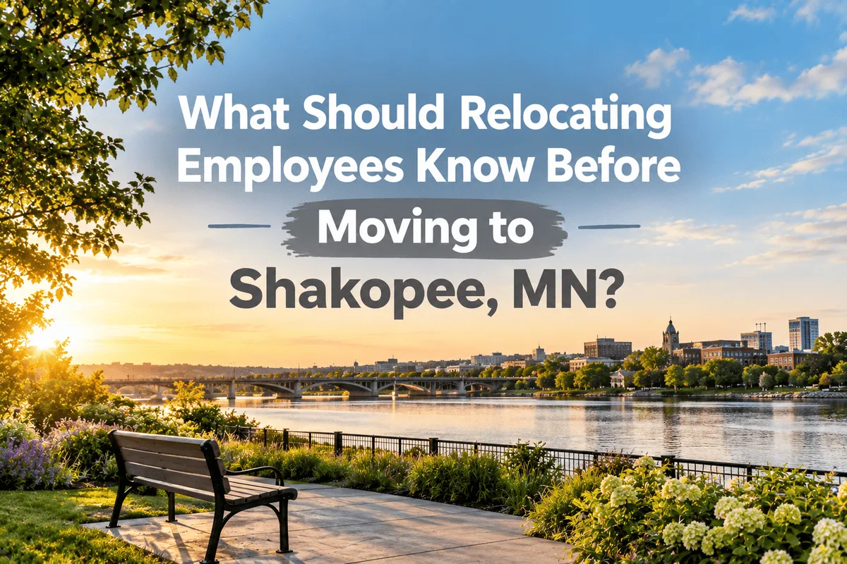 Relocating employees moving to Shakopee, MN